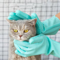 Grooming glove in dog grooming set